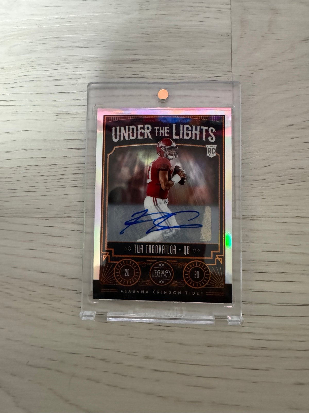 Tua Tagovailoa Silver Rookie Autograph