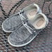 Hey Dude Wendy Sox Dark Grey - 7 - Worn 4-5 Times Woven Knit