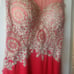 Red formal dress