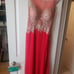 Red formal dress