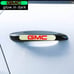 BRAND NEW UNIVERSAL 8PCS GMC GLOWS IN THE DARK GREEN BADGE EMBLEM STICKER