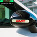 BRAND NEW UNIVERSAL 8PCS GMC GLOWS IN THE DARK GREEN BADGE EMBLEM STICKER