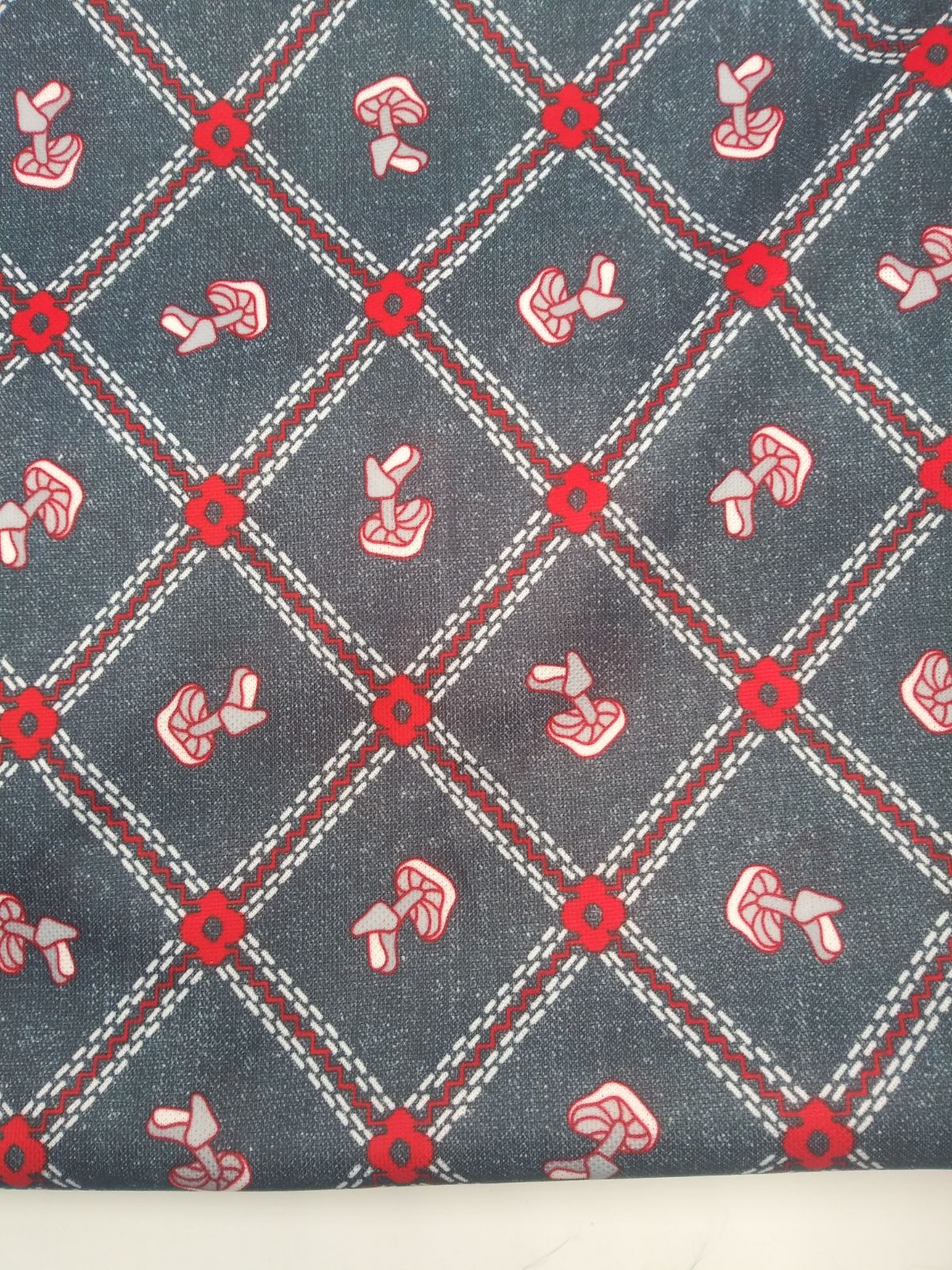 Mushroom pattern Fabric