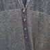 Shape FX Black Metallic Gold Knit Extra Long Cardigan Duster Sweater Dress Sz L