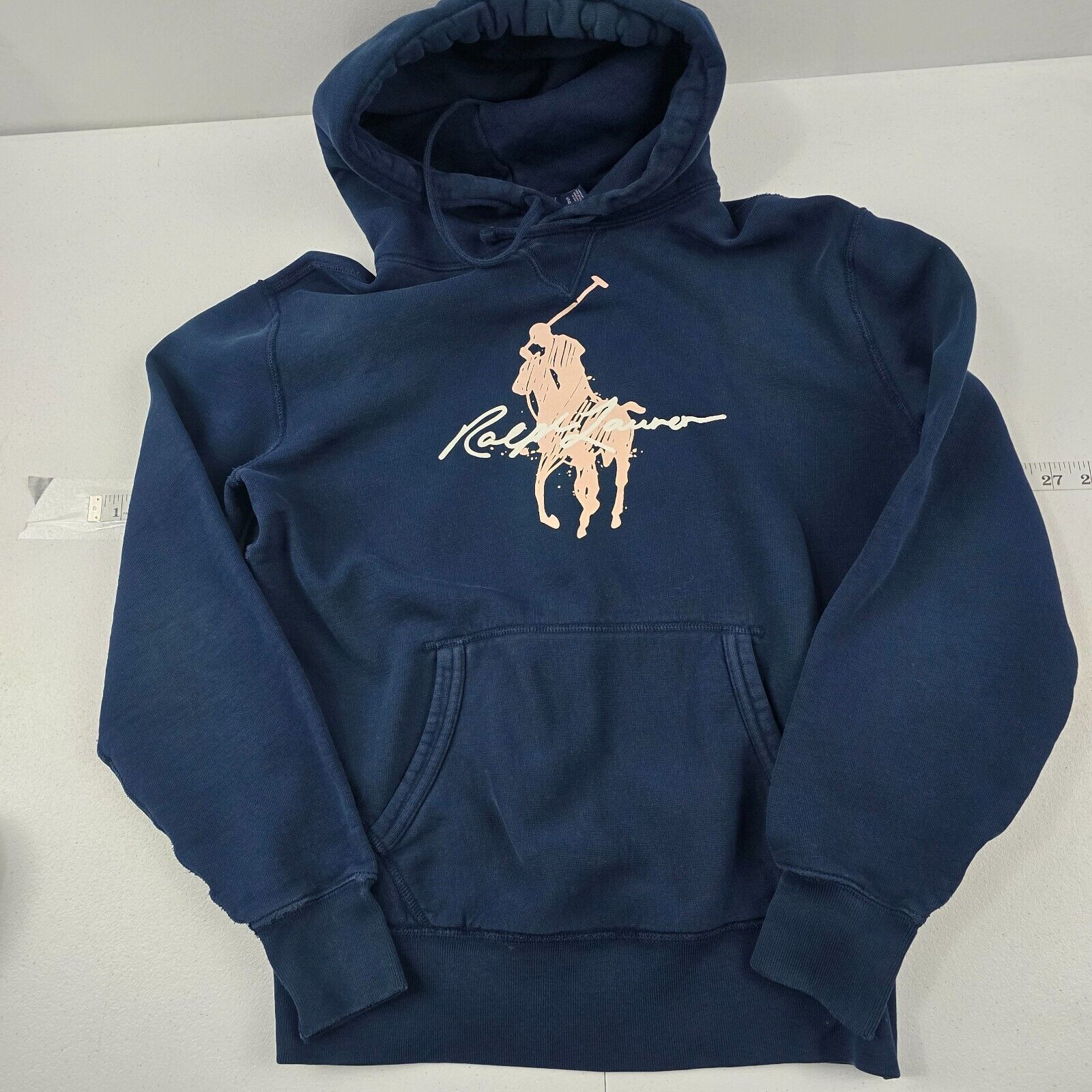 Pink Pony by Ralph Lauren hoodie blue womens small 4697