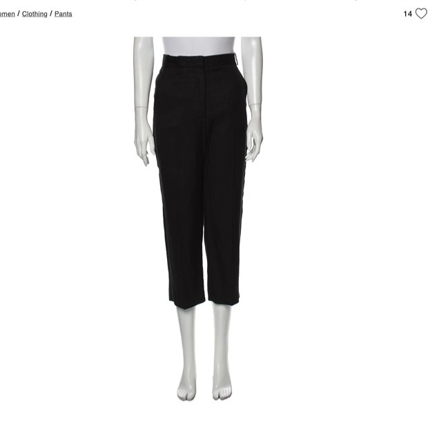STELLA MCCARTNEY Straight Leg Pants Size: XS IT36