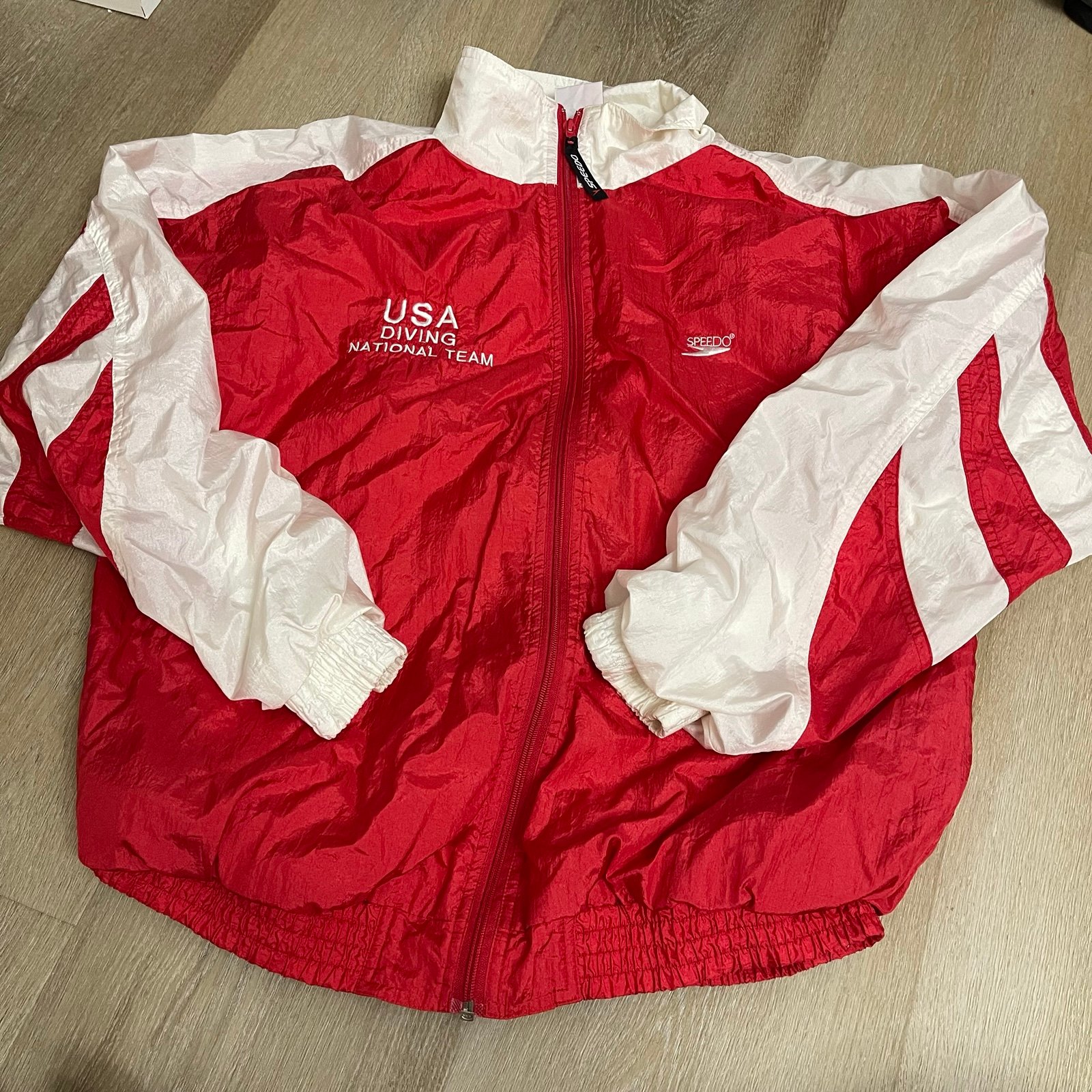 Vintage Speedo USA National Diving Team Windbreaker