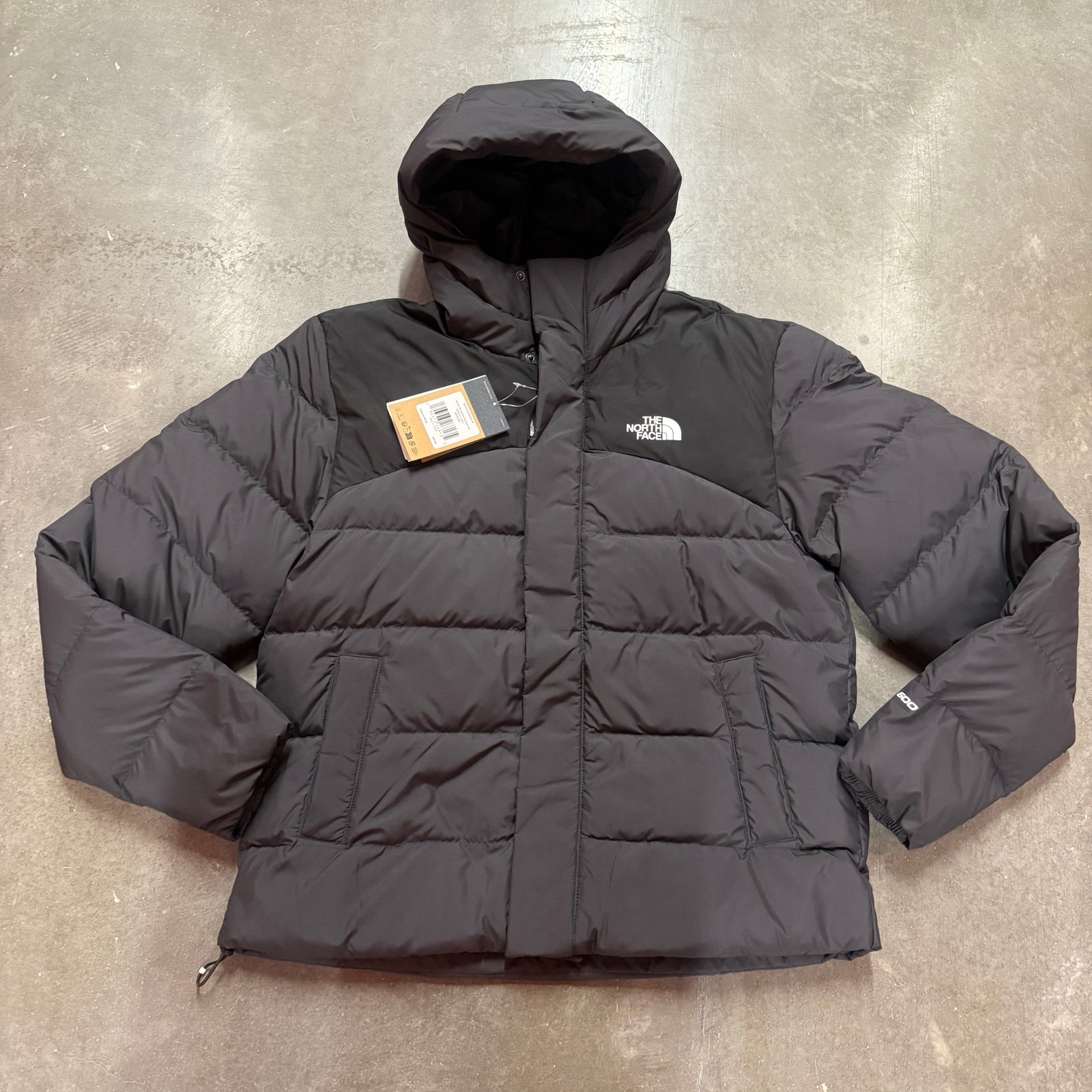 the north face men's Baltic down puffy jacket with hood L