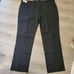 NWT Stacy Adams Dress Pants Mens Size 56L 52W Black Pleated front Suit Pants