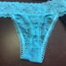 Black Fuchsia lace low rise thongs 9 pc