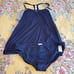 Nike swim striped bikini tankini with bra inset size Extra large new!!!!