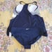 Nike swim striped bikini tankini with bra inset size Extra large new!!!!