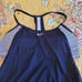 Nike swim striped bikini tankini with bra inset size Extra large new!!!!