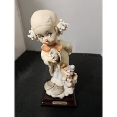 Rare Giuseppe Armani Figurine Little Clown with Pup 653P Florence Italy...