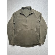 Lululemon At Ease Half-Zip Sweatshirt Mens Small Olive Green M3DPXS