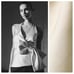 NWT. Zara Soft Gold Satin Effect Tie Halter Neck Top with V-neck. Size L.