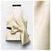 NWT. Zara Soft Gold Satin Effect Tie Halter Neck Top with V-neck. Size L.