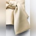NWT. Zara Soft Gold Satin Effect Tie Halter Neck Top with V-neck. Size L.