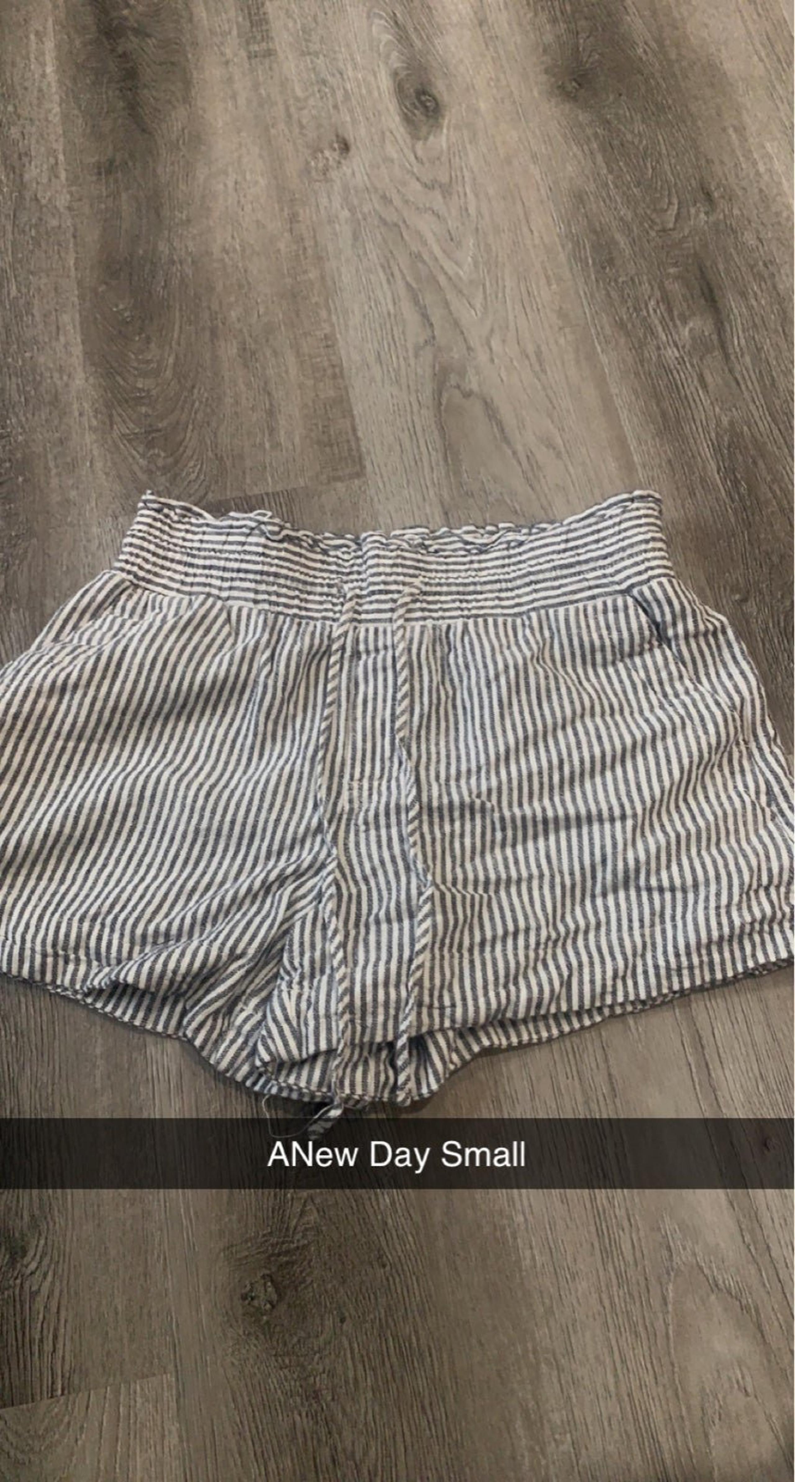New Shorts A New Day Womens Stripes Pull On