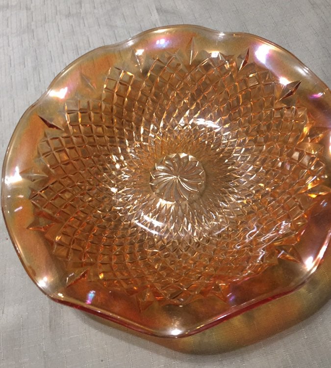 Vintage Indiana Carnival Glass Bowl