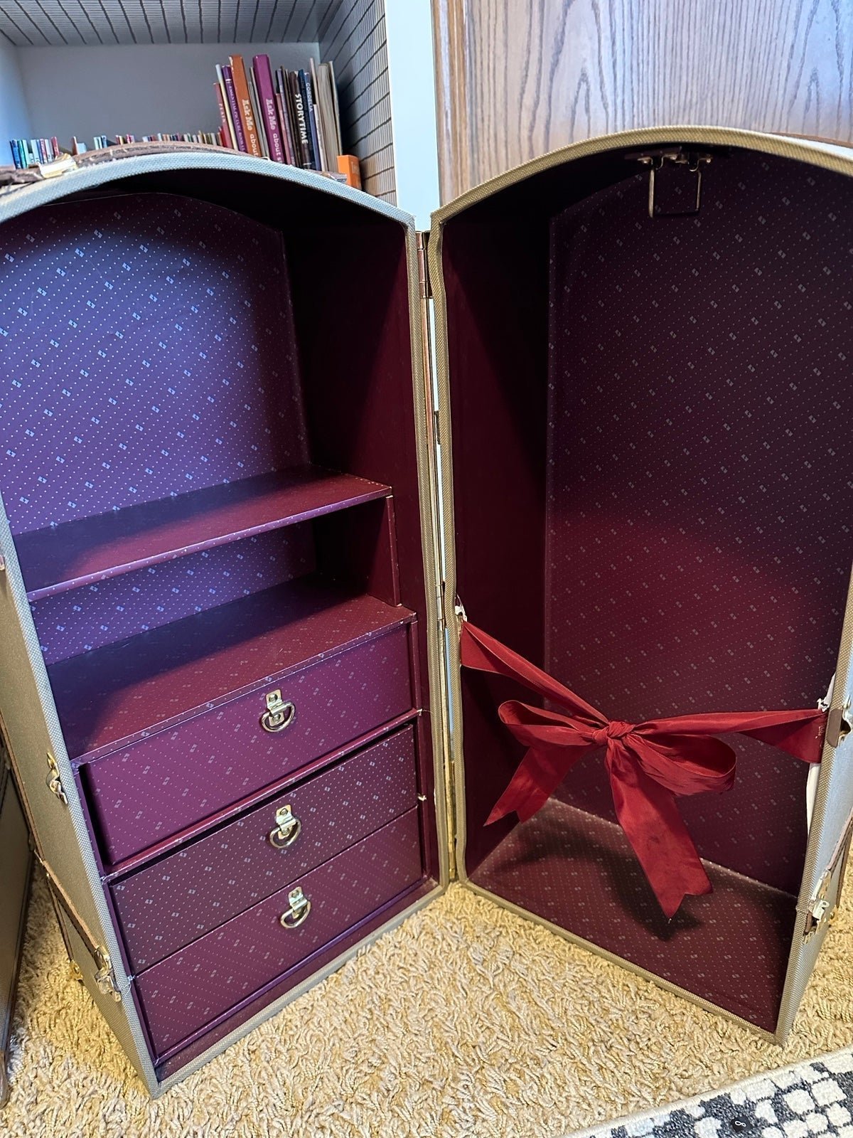American Girl Samantha Steamer Trunk