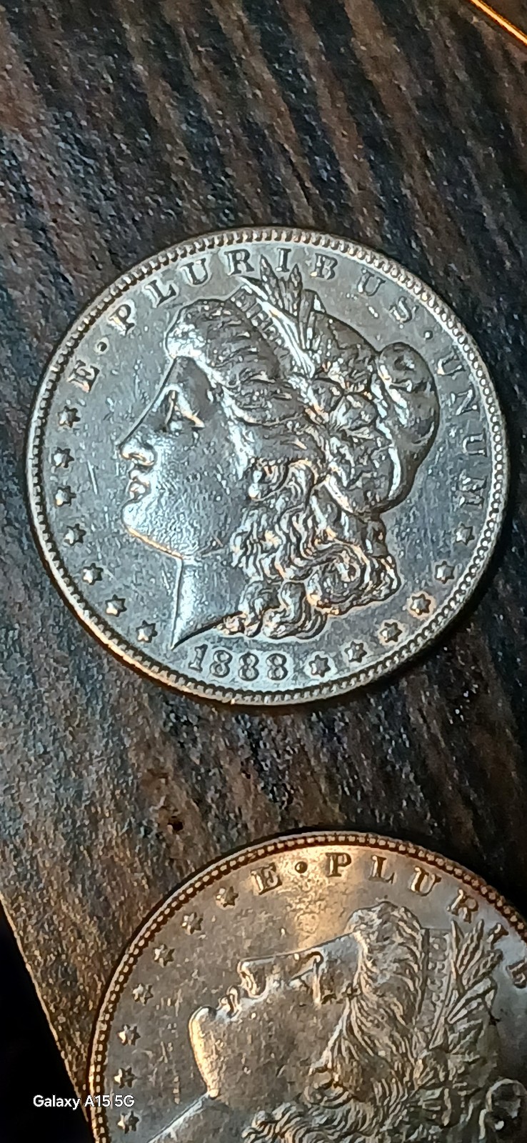 Morgan Silver dollar choice brilliant uncirculated us coin