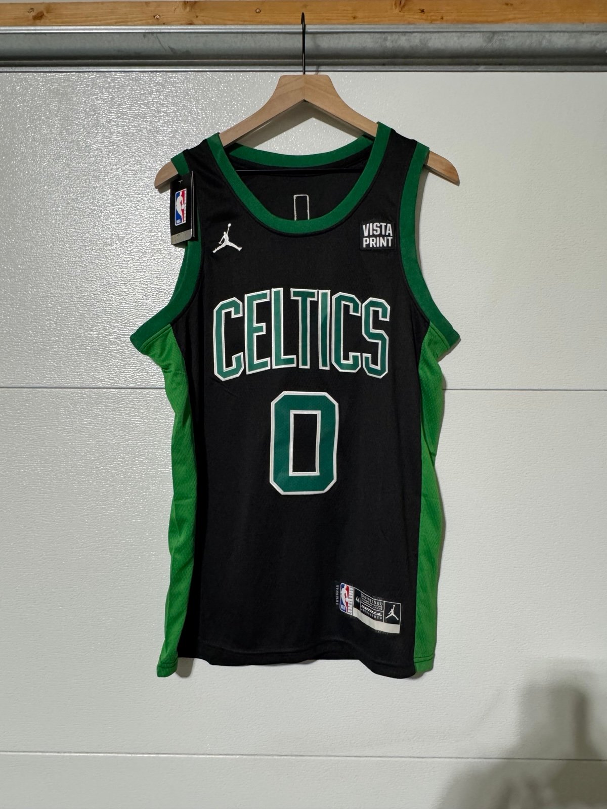 Jayson Tatum #0 - Boston Celtics - Black Jersey Size44