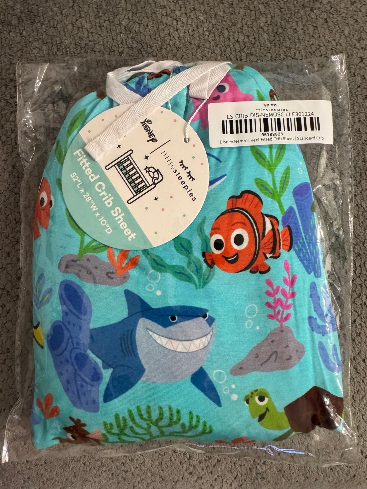 Little Sleepies FITTED CRIB SHEET