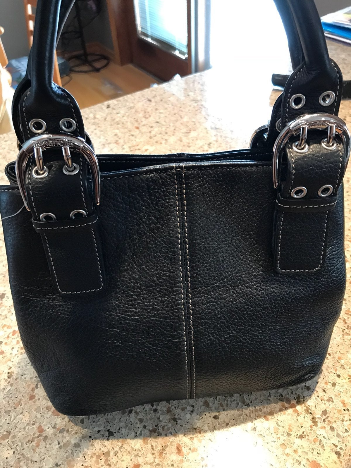 Tignanello Black Gorgeous leather Purse