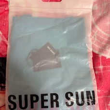 SUPER SUN Light Blue Shopping Bag
