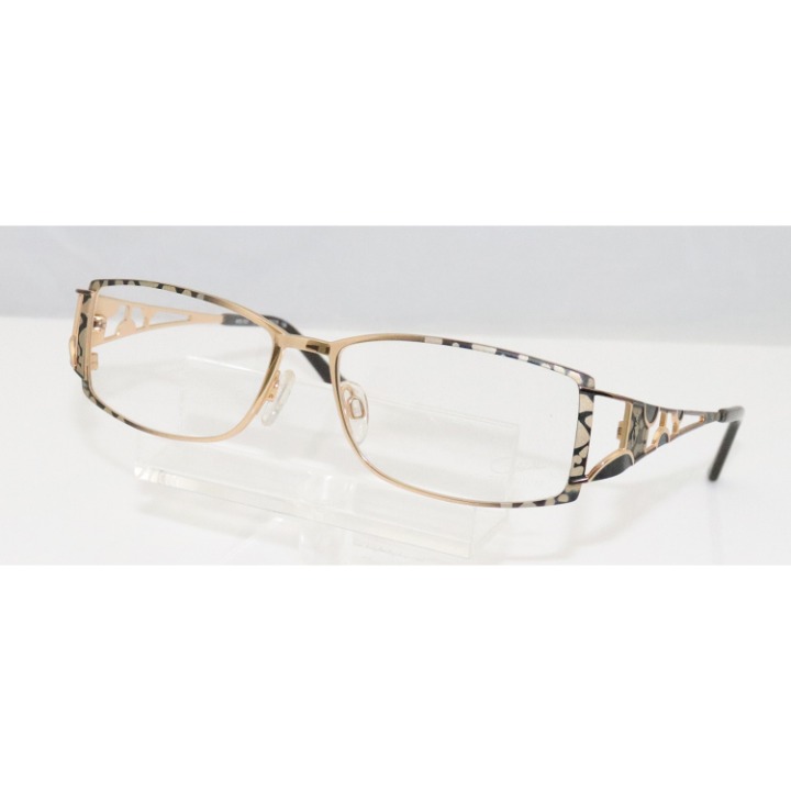 New Women's Cazal Black & Gold Eyeglasses
