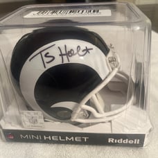 Signed Tory holts mini helmet