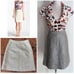 Kate Spade Gray White & Silver Gray Metallic Judy Pencil Skirt 2