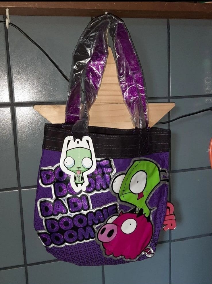 HOT TOPIC New wDefect ♥️ Gir Zim Invaders 2011 TOTE sales bag NWT’s