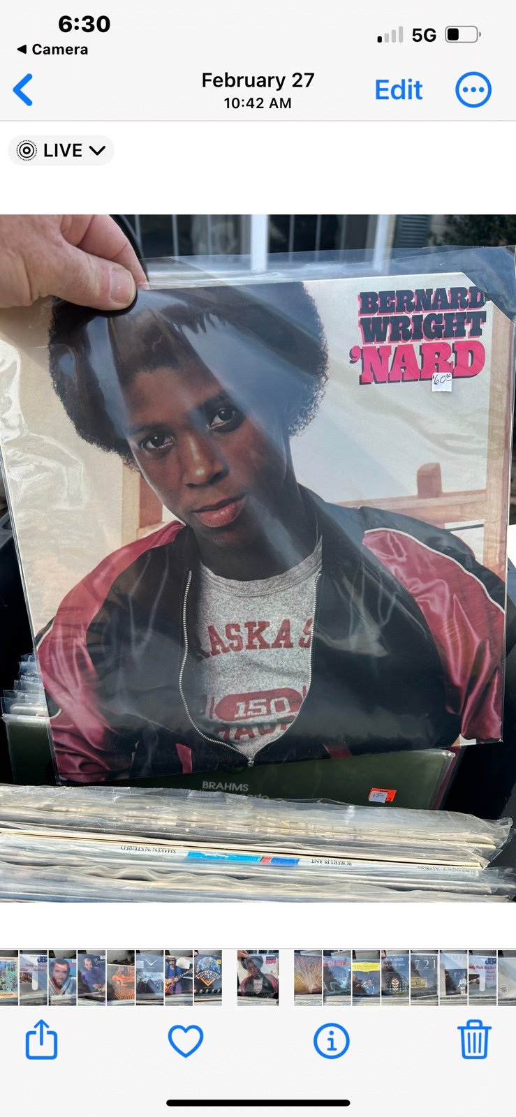 Vinyl Bernard Wright nard