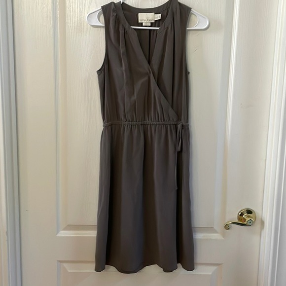 Cynthia Rowley brown silk dress size 2