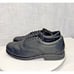 ROCKPORT WORKS Black Leather Steel Toe Safety Wing Tip ASTM Oxfords 10.5