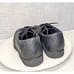 ROCKPORT WORKS Black Leather Steel Toe Safety Wing Tip ASTM Oxfords 10.5