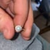 Pearl bracelet with pearl ring