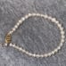 Pearl bracelet with pearl ring