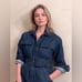 NWT! Banana Republic True Indigo Blue Mia Denim Jumpsuit - Size Small