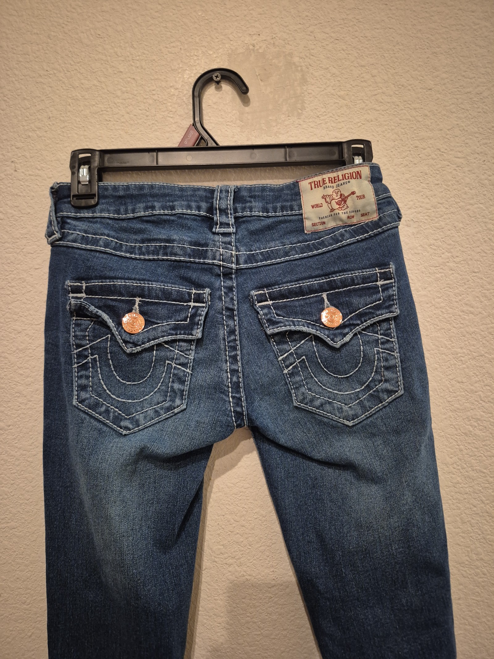 True Religion Jeans Boot Cut Size 24 Low Rise