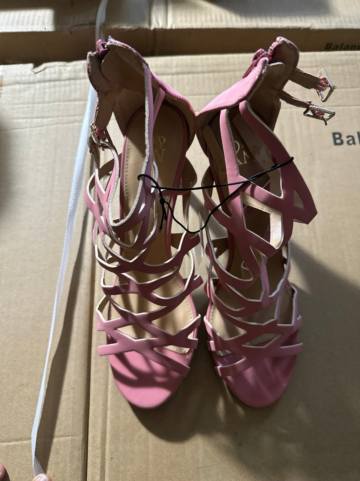 NY&C pink high heels size 9