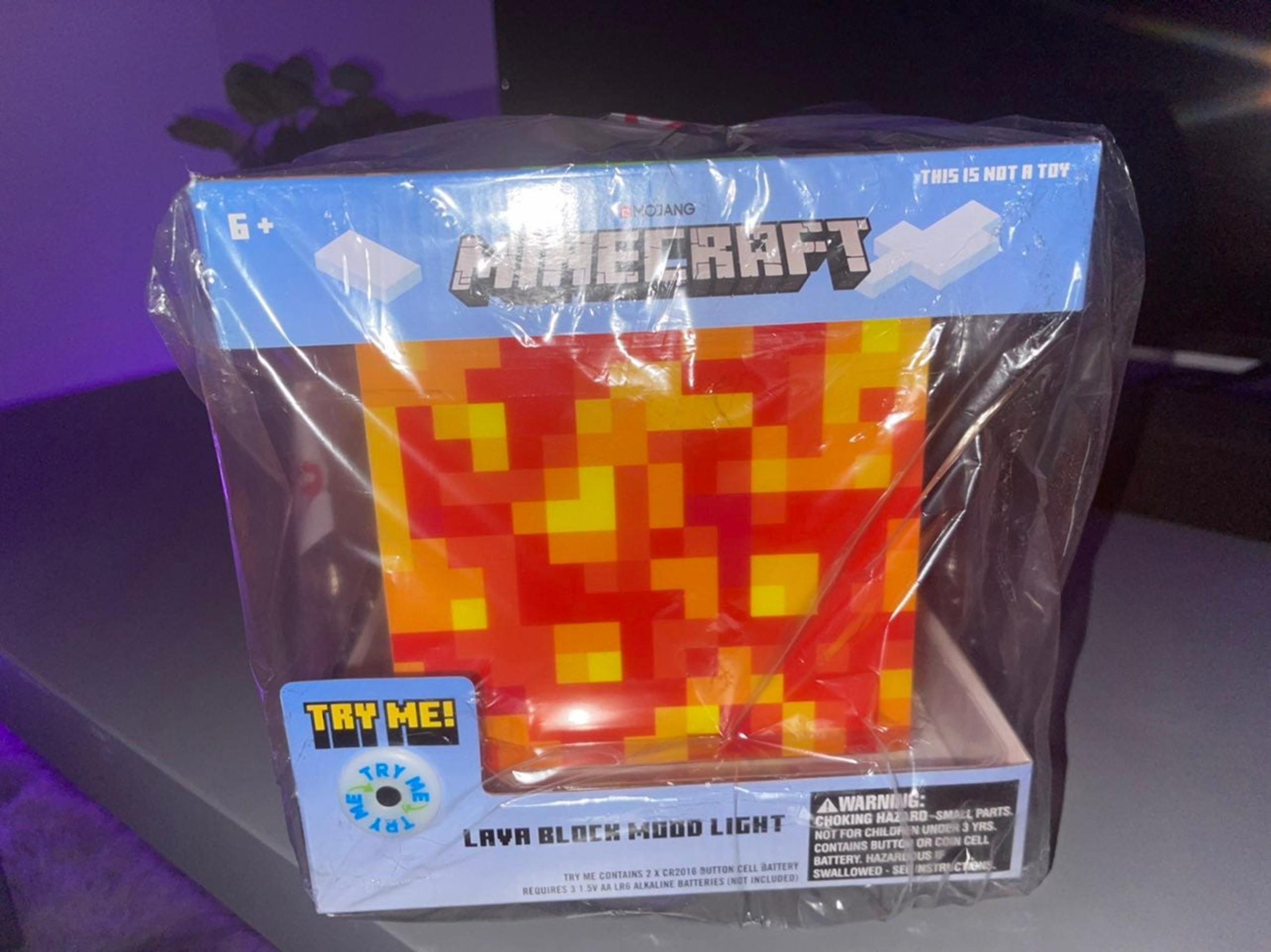 Minecraft Lava Block LED Mood Light