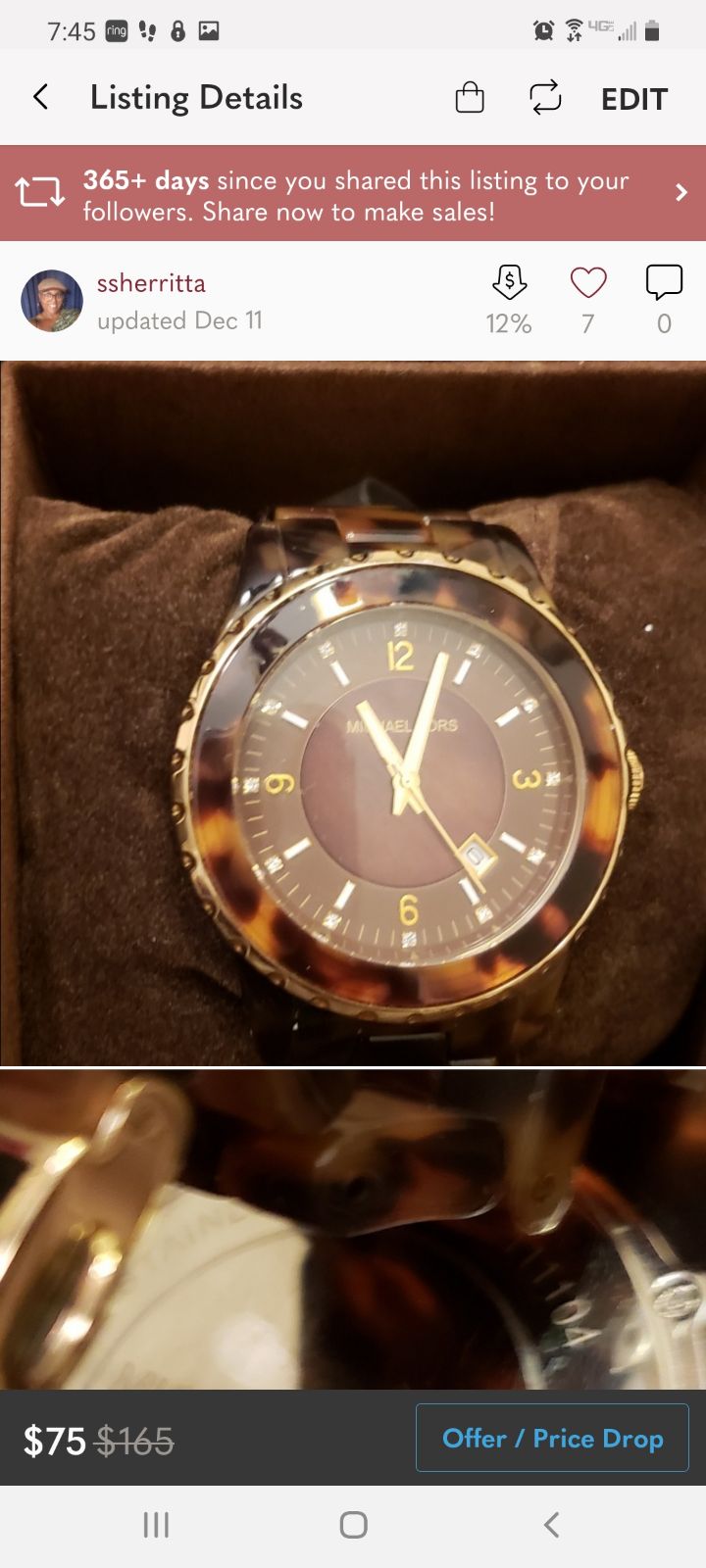 Michael Kors watch for women