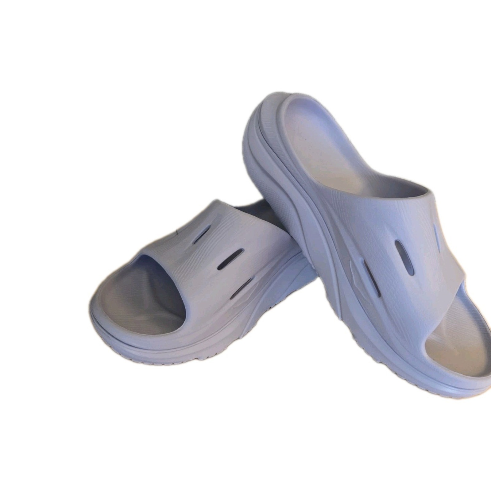 Hoka Ora Women's Recovery Slide 3 Ice water/Airy Blue Sz W 13 M 11
