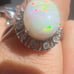 Australian opal ring