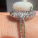Australian opal ring