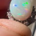 Australian opal ring