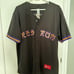 Supreme Red Rum Baseball Jersey - Black Large
